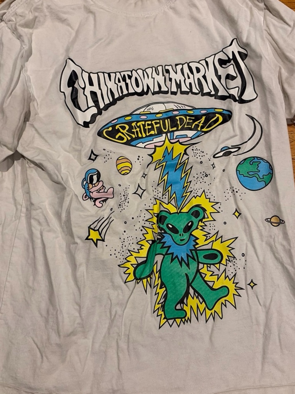Chinatown Market x Grateful Dead White Long Sleeve Graphic Tee